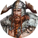 Nordic Barbarian King portrait