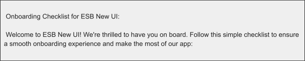 Onboarding Check-List screenshot 1