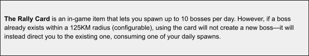 Rally Card Spawn Guide screenshot 1