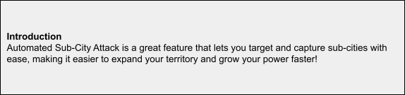 Sub City Attack Guide screenshot 1